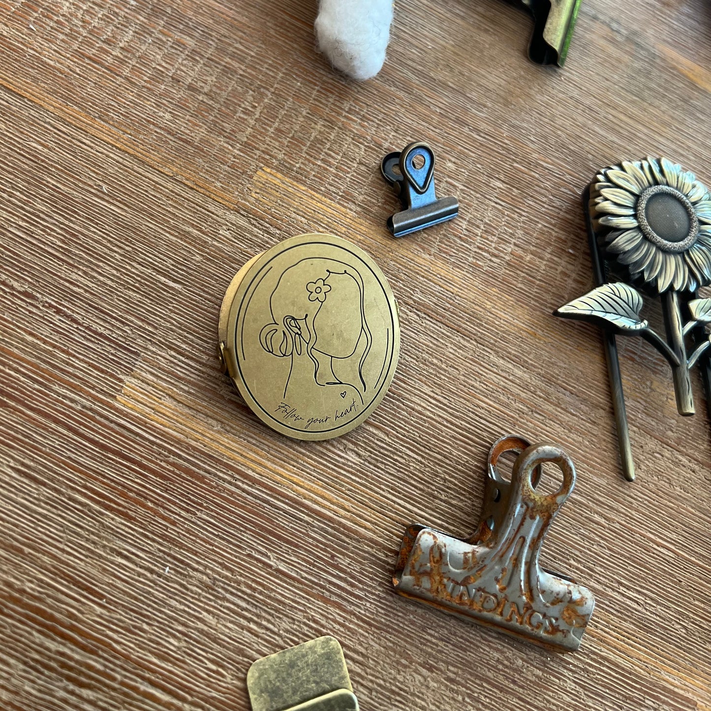 Brass clip - Follow Your Heart