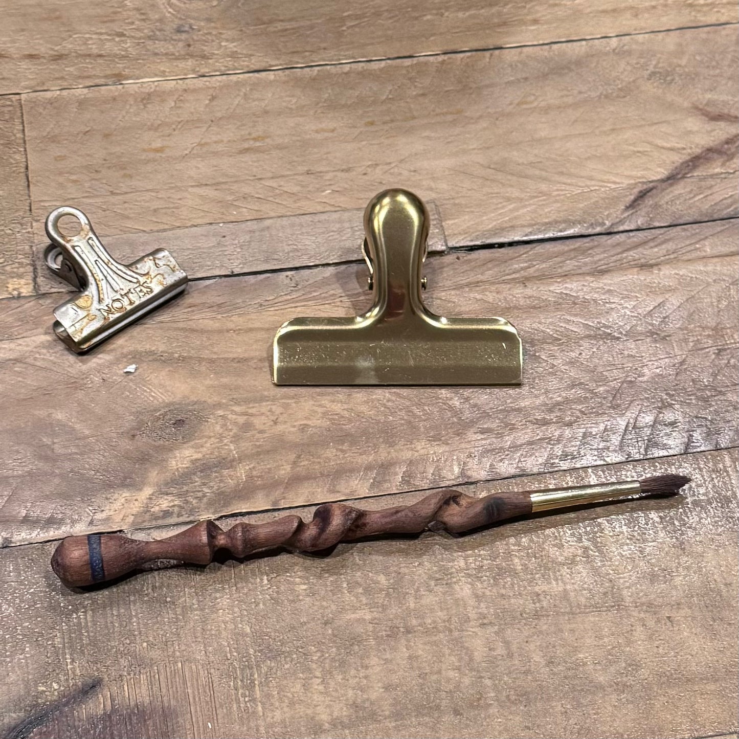 Vintage Retro Brass Clip