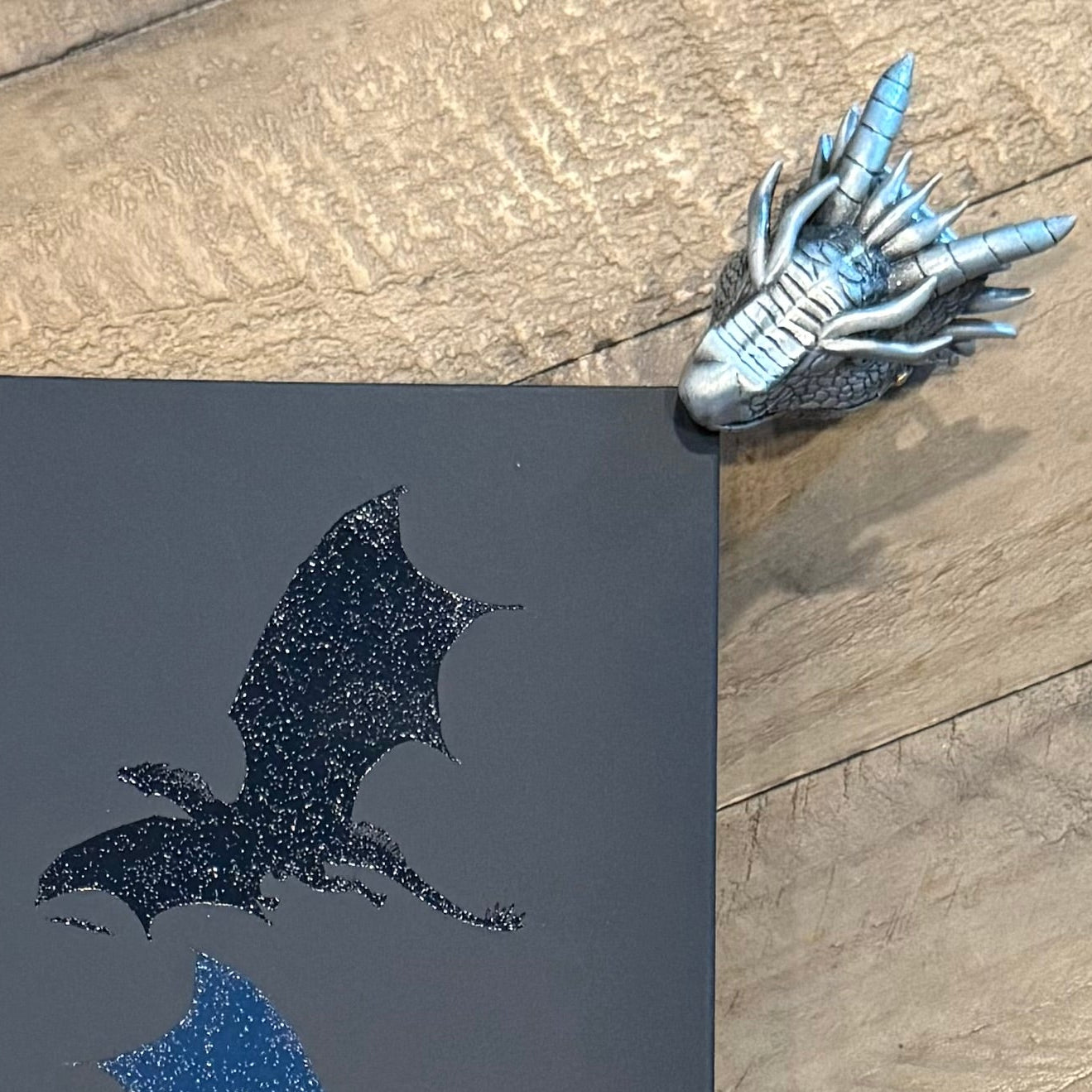 Dragon Head Journal Clip - Silver