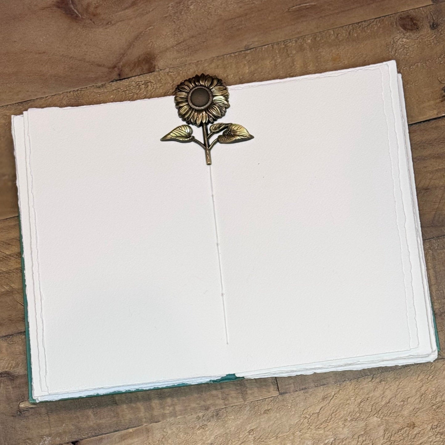 Vintage Sunflower Journal Clip