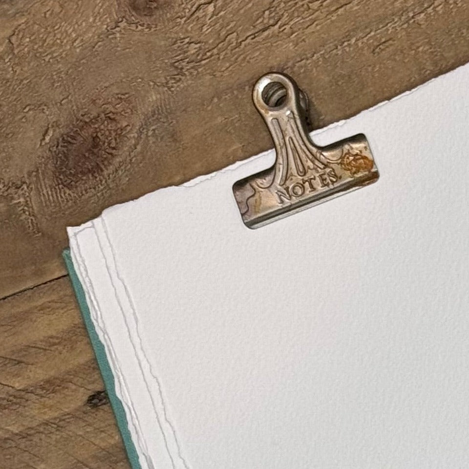 Small Rustic Journal Clip - Notes