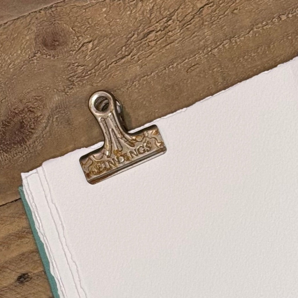 Small Rustic Journal Clip - Findings